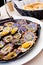 Limpets fried on the pan