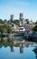 Lincoln cathedral reflecting in Brayford waterfront