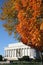 Lincoln memorial in autumn