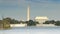 The Lincoln Memorial and Washington Monument