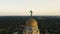 Lincoln, Nebraska State Capitol, The Sower Statue, Aerial View, Downtown