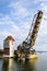 The Lindaunis Bridge is a bascule bridge crossing the Schlei, an inlet of the Baltic Sea in Schleswig-Holstein, at one of its