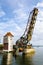 The Lindaunis Bridge is a bascule bridge crossing the Schlei, an inlet of the Baltic Sea in Schleswig-Holstein, at one of its