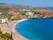 Lindos Beach on Sunny Summer Day