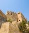 Lindos town stone walls