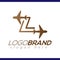 Line Airways L letter logo vector element. Initial Plane Travel logo Template