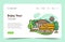 Line art plane transportation line art design - landing pages