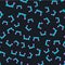 Line Bezier curve icon isolated seamless pattern on black background. Pen tool icon. Vector Illustration