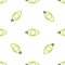 Line Blindness icon isolated seamless pattern on white background. Blind sign. Vector