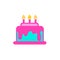 Line cake Icon