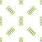 Line Candy icon isolated seamless pattern on white background. Vector