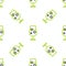 Line Cocktail and alcohol drink icon isolated seamless pattern on white background. Vector Illustration