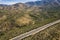 Line of Desert Highway from Above