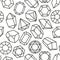 Line diamond pattern. Seamless print of precious rough jewel and crystals, geology stone gemstone wallpaper. Vector