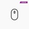 Line Doorbell icon vector.