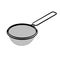 Line Drawing of Sieve -Simple line Vector