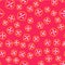 Line Exposure compensation icon isolated seamless pattern on red background. Vector