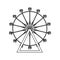 Line ferris wheel mechanical carnival game