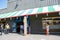 A line formed outside of the Granville Island Public Market, where entry is limited to observe social distancing during the COVID-