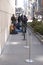 Line Forming Outside of Apple Store for iPad2 Rele