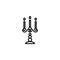 Line icon. Candlestick symbol