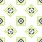 Line Manhole sewer cover icon isolated seamless pattern on white background. Vector Illustration.