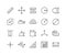 Line Measure Icons