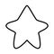 Line nice star art shape design