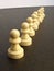 Line of pawns