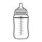 Line plastic bottle feeding baby nutrition