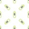Line Pregnancy test icon isolated seamless pattern on white background. Vector