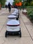 A Line of Robots on Campus