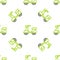 Line Scooter icon isolated seamless pattern on white background. Vector