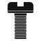 Line screw bolt icon, simple style