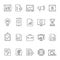 Line Search Engine Optimization icons