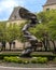 `Line of Thought`, a bronze sculpture by Tony Cragg in front of the Crescent Hotel in Dallas, Texas.