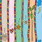 Line vertical door feeling seamless pattern