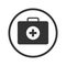 Linear First Aid Box icon - vector iconic design