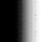 Linear halftone, screentone dots, circles, pattern