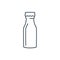 Linear milk bottle icon