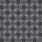 Linear rounded diamond shape and circle, vector pattern