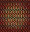 Linear seamless geometric pattern. Decorative network background. Wickerwork