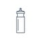Linear sports bottle icon