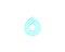 Linear water aqua logo design. Creative minimalist water drop logotype sign