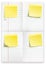 Lined Folded Paper Yellow Sticks