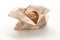 Linen bento bag. Organic cotton bread bag. Reusable azuma bukuro bag. Japan origami lunch bag