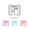 linen closet icon. Elements of furniture in multi colored icons. Premium quality graphic design icon. Simple icon for websites, we