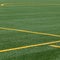 Lines on soccer pitch