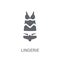 Lingerie icon. Trendy Lingerie logo concept on white background