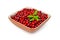 Lingonberry ripe in a bowl